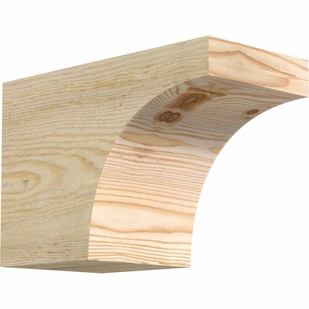 Ekena Millwork Huntington Rough Sawn Rafter Tail, Douglas Fir, 6"W x 8"H x 12"L RFT06X08X12HUN00RDF